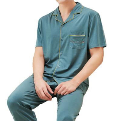 China Leesourcing-men's QUICK DRY bamboo pajamas lounge set 100 bamboo standard of high quality OEKO-TEX pajamas for sale