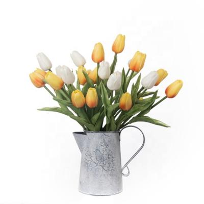 China Home Factory Tulip Flowers A-001 Wholesale Silk Flower PU Fake Flower China Simulation Flower Mini Tulip Fake for sale