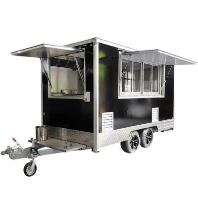 China new style food trucks mobile bar trailers Video technical support Manufacturing Plant for sale