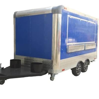 China portable and cheap food trailer Video technical support Manufacturing Plant for sale