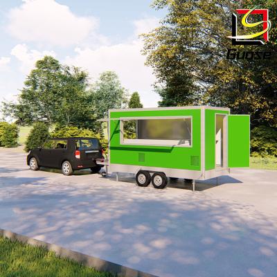 China china suppily food truck trailer Video technical support Manufacturing Plant for sale