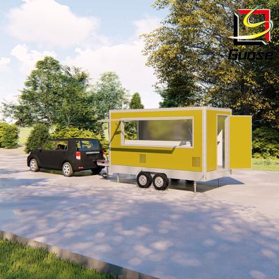 China cheap small consession trailer food trailer with full kitchen equipments for sale