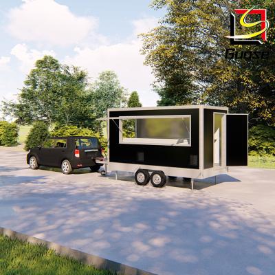 China Online Support Mobile Food Trailer Used Food Truck Trailer  220*165*230cm for sale