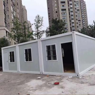 China Prefab 20ft Luxury Living Container House Folding Expandable Container House for sale