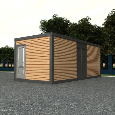 China High quality 20ft fast assembly prefabricated modular prefab house wooden flat pack container house for sale