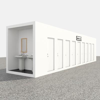 China High quality prefabricated toilet 20ft/40ft portable containers house Toilet for sale