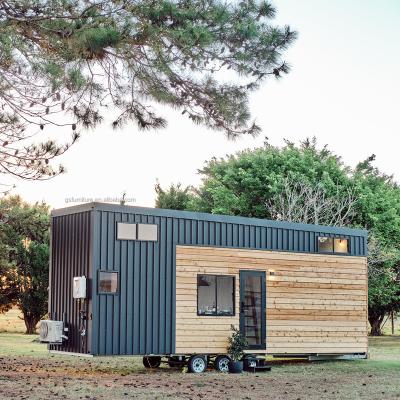 China Modern Tiny Modular House Mobile  Portable Modular  Tralier House Customized Color for sale