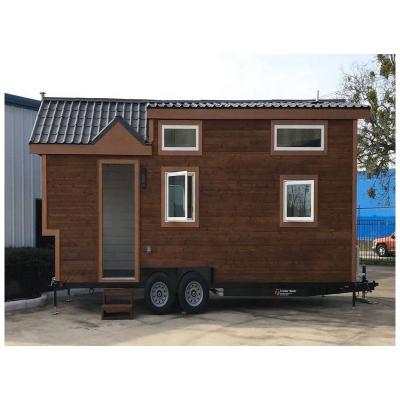 China Modern Tiny Mobile Home Portable Modular Houses Trailer House on Wheels for sale