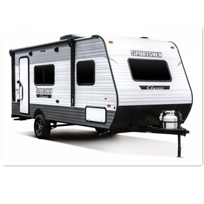 China Low Price Mini camping trailers caravan off road solar panel caravan for sale