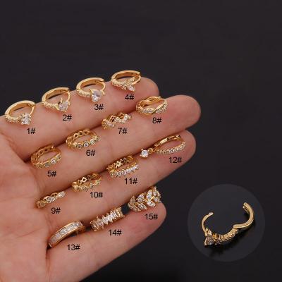 China Wholesale Personalized Trendy Mini Round Zircon Earrings Gold Fashion Stud Earrings For Women for sale