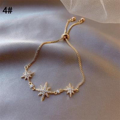 China Wholesale Fashionable CLASSIC Roman Numerals Butterfly Gold Zircon Bracelet For Women for sale