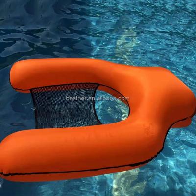 China Riomst 2021 New Water Fun Riomst 2021 Entertainment Portable Folding Swimming Pool Water Chair Swimming Inflatable Floating Pool for sale