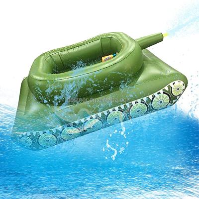 China Holiday Entertainment Riomst Inflatable Tank Float With Water Cannon Squirt Water Gun Toy Pool Tank Float For Adult Kids Summer Pool Party for sale