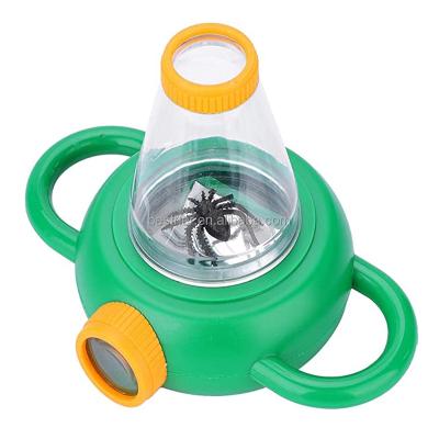 China Two-Way Magnifying Glass Bug Insect Viewer Magnifying Glass Insect Viewer Magnifier Riomst Observation Insect Container Science Teaching Transparent Plastic Catcher for sale