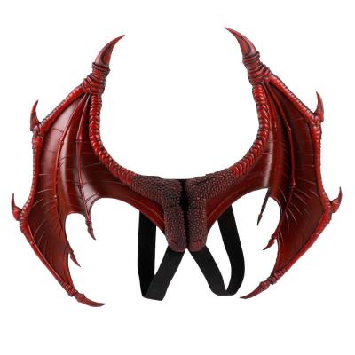 China Carnival Halloween Party New Halloween Mardi Gras Carnival Kids Children Devil Cosplay Dragon Wings Party Props Riomst Costume Ready To Ship for sale