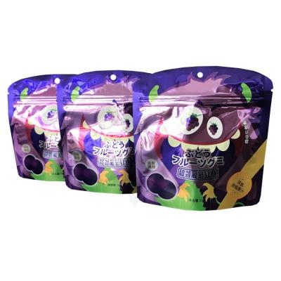 China Plastic Security Printing Custom Logo Stand Up Sweet Zipper Candy Packet Pouch With Eco Friendly for sale