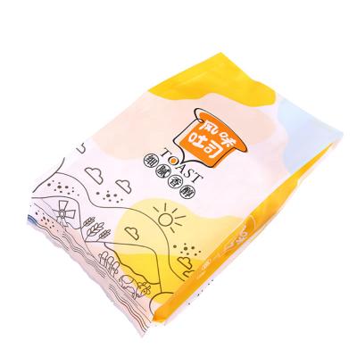 China Food grade disposable opp good quality slice bread plastic bag with viewfinder for sale