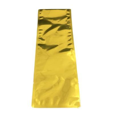 China Safety Customize Yellow Vacuum Sealer Size Aluminum Foil Smell Proof Compostable Bag For Food for sale