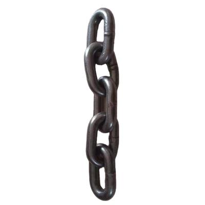 China Conveyor Chain Custom Alloy Steel Welded G80 Black Mining Chain for sale