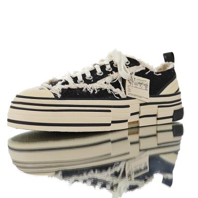 China Custom Fashion Trend Factory Canvas Shoes Man Women Casual Lace Up Classic High Top Canvas Trendy Shoes For Unisex for sale