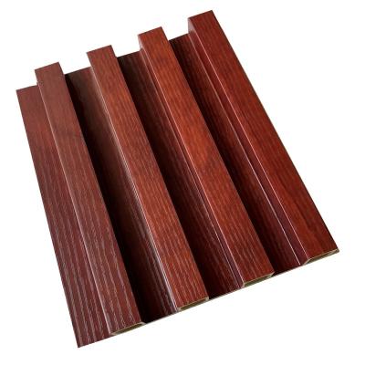 China Waterproof Professional Slat Wall Panel Wpc Wall Decoration Panel Wpc Fluted Wall Panel for sale