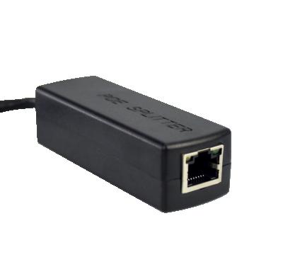 China Mini 1 Channel Gigabit PoE Splitter IEEE802.3 Ethernet Splitter 10/100/1000Mbps RJ45 Power PoE-S901-1000Mbps Splitter for sale