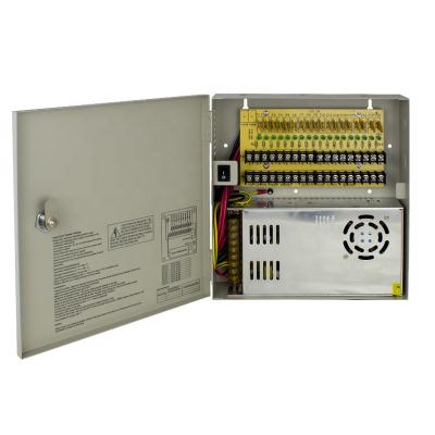 China CCTV/IP Camera 18 Channels 12VDC 30A CCTV Security Camera Power Supply Distribution Box for sale