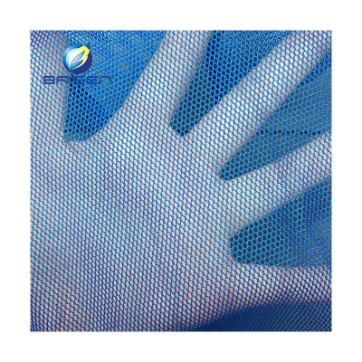 China Custom Wholesale Cheap Environmental Recycled Anti-Static Fruit Plain Knit Net Mesh Fabric for sale