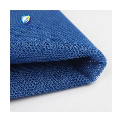 China Antistatic Pattern Polyester / Nylon Royal Blue Tulle Fabrics for sale