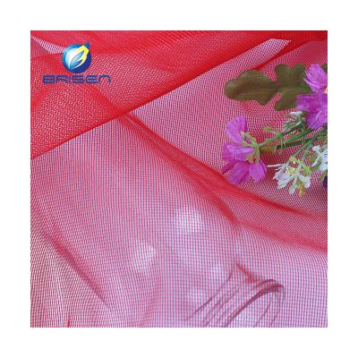 China 100% Rosso polyester maglia di tulle da sposa della rete della maglia tessuti antistatic by tende for sale