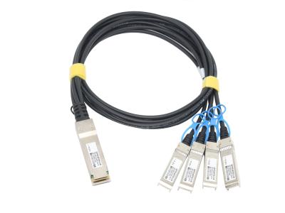 China 100G QSFP28 to 4 X  25G SFP28 Direct Attach Copper Cable Transceiver Copper Twinax 2M  26AWG for sale