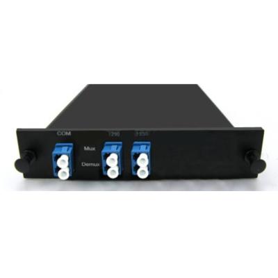 China LGX type 2 Channels 4 Wavelenghes CWDM MUX  and DEMUX CWDM Multiplexer for sale