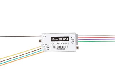 China Compact CWDM 1x8 channels with Upgrade Port CCWDM Multiplexer for sale