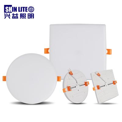 China Latest Design Modern Ceiling Recessed Mounted Home Office 10w 18w 24w 36w Round Square Led Panel Light for sale