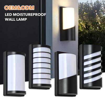 China Factory Direct Sale Modern Courtyard Balcony 24W Waterproof Dustproof Dampproof Led Wall Lamp for sale