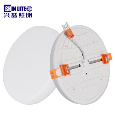 China Modern Wholesale Recessed Home Office 10w 18w 24w 36w 2835 Round Aluminum Smd Commerical Led Panel Light Frameless for sale