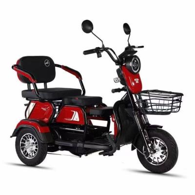 China New Arrival 500W carbon steel tricycle electric solar tricycle brushless electric scooter trike EEC brushless electric tricycle for sale