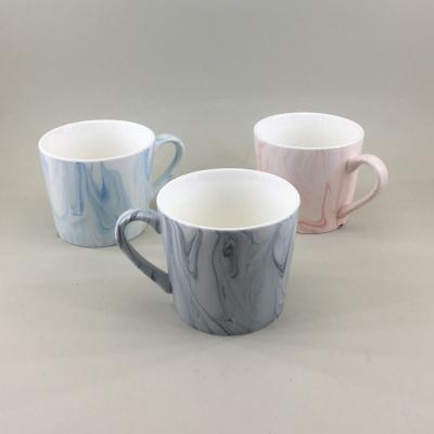 China Viable High Quality Modern Home Marble Mugs Cheap Ceramic Restaurant Drinkware Coffee Mug for sale