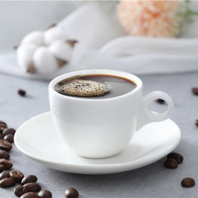 China Viable Home Creative White Custom Logo Ceramic Tableware Coffee Espresso Cappuccino Coffee Tea Cups With Saucer for sale