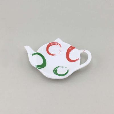 China Viable funny shape custom ceramic wholesale small tea bag holder for sale for sale