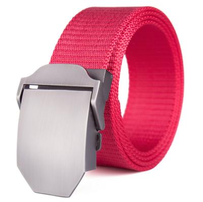 China New Style Durable Alloy Durable Tank Smooth Nylon Thick Men's Belt for sale