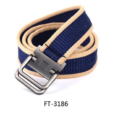 China 2015 newest fashion men's canvas belts fashion buckles webbing belt for sale