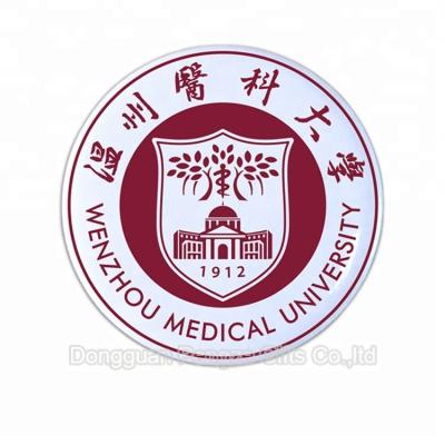 China Custom School Logo Round Shape Metal Pin Badge from China Manufacturer for sale