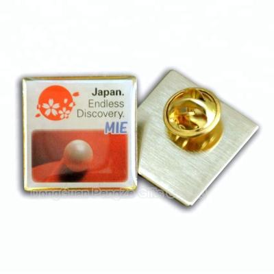 China China Logo Pin Badge Japanese High Quality Custom Made With Epoxy for sale