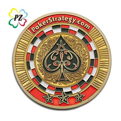 China Custom America Texas Hold EM Poker Souvenir Coin for sale