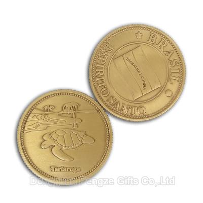 China China Antique Euro Gold Plated Tungsten Coin for sale