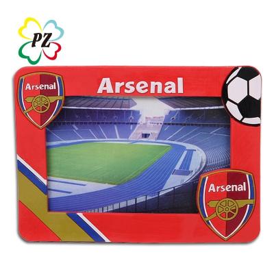 China Eco - Friendly Football Club Logo PVC Photo Frame For Fans for sale