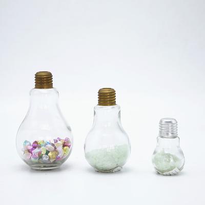 China Multi Sustainable Functional Shaped Glass Bulb Spice Jars Glass Bulb Drinking Jars for sale