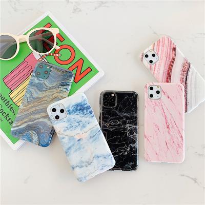 China 360 Full Protective Phone Accessories IMD Cute Marble Cell Phone Case For iPhone XS Max 12 Pro for sale