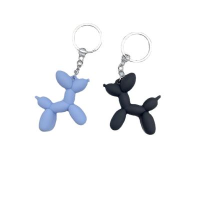 China Plastic Hot bubble dog keychain PCV exquisite bubble dog keychain bag charm small gift keychain for sale